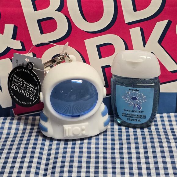 BBW Noise Making / Visor Moves Astronaut Pocketbac Holder & Beautiful Day Refill - Picture 1 of 2